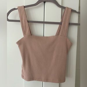 A&F ribbed crop tank